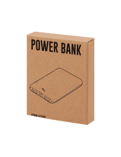 Powerbank publicitaire en ABS recyclé 5000 mAh "TELKAX" | SIP19