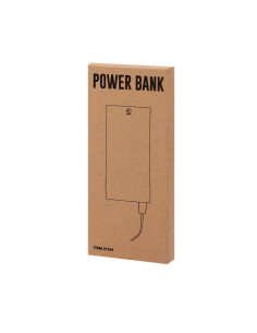 Powerbank personnalisé en aluminium recyclé 8000 mAh "BARROLS" | SIP19