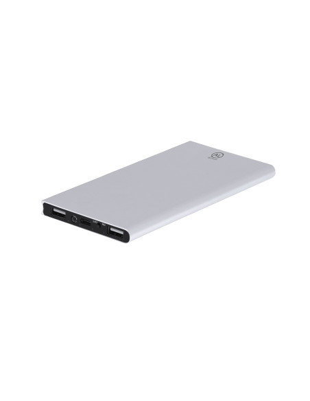 Powerbank personnalisé en aluminium recyclé 8000 mAh "BARROLS" | SIP19