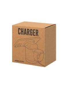 Chargeur à induction personnalisé en ABS recyclé 15W "RUCLOX" | SIP19