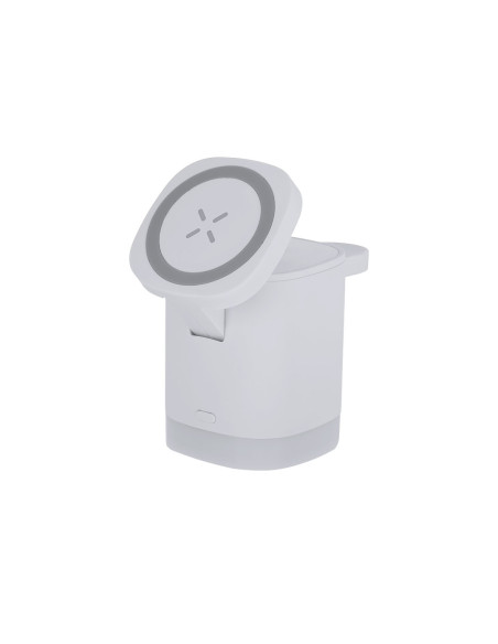 Chargeur à induction personnalisé en ABS recyclé 15W "RUCLOX" | SIP19