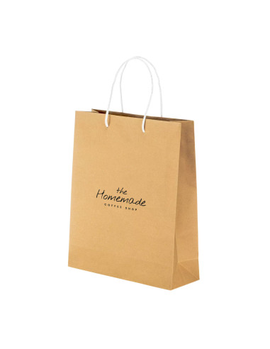 SAC CADEAU PERSONNALISÉ EN PAPIER RECYCLÉ 150G "ZALTA" 34x41x12cm
