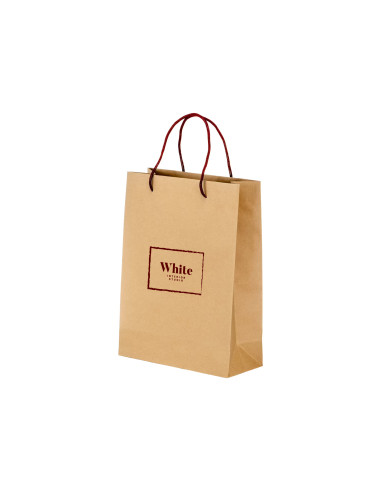 SAC CADEAU IMPRIMABLE EN PAPIER RECYCLÉ 150G "XUMIR" 26x35x11cm