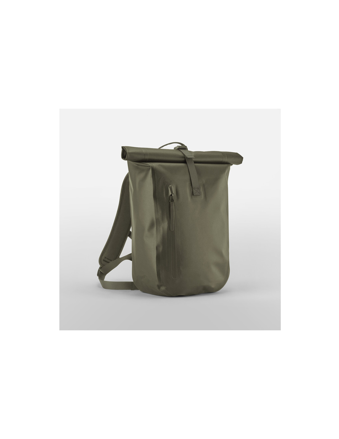 Sac à dos roll-top imperméable personnalisé en RPET "LITE" | SIP19