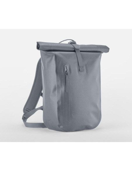 Sac à dos roll-top imperméable personnalisé en RPET "LITE" | SIP19