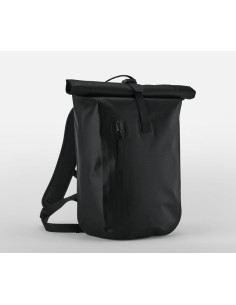 Sac à dos roll-top imperméable personnalisé en RPET "LITE" | SIP19