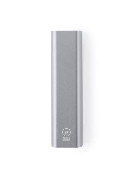 Powerbank personnalisé en aluminium recyclé 2600 mAh "BONY" | SIP19