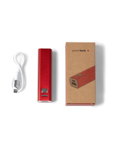 Powerbank personnalisé en aluminium recyclé 2600 mAh "BONY" | SIP19