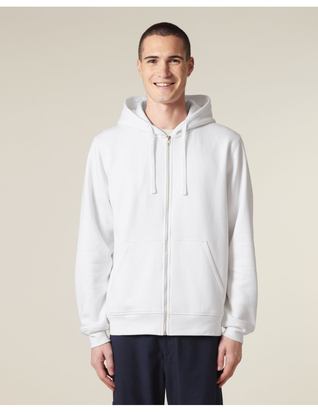 Sweat à capuche zip personnalisé Stanley Stella coton "MIXER" | SIP19