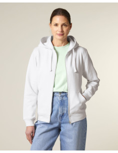 Sweat à capuche zip personnalisé Stanley Stella coton "MIXER" | SIP19