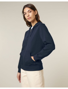 Sweat à capuche zip personnalisé Stanley Stella coton "MIXER" | SIP19