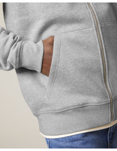 Sweat à capuche zip personnalisé Stanley Stella coton "MIXER" | SIP19