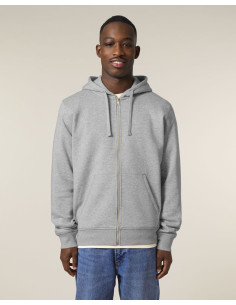 Sweat à capuche zip personnalisé Stanley Stella coton "MIXER" | SIP19