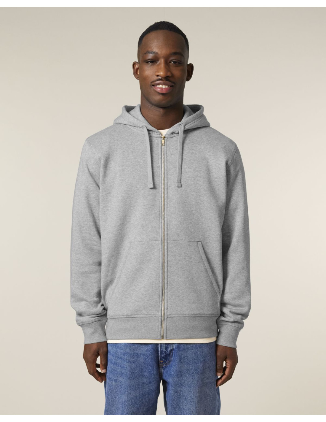 Sweat à capuche zip personnalisé Stanley Stella coton "MIXER" | SIP19
