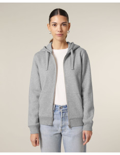 Sweat à capuche zip personnalisé Stanley Stella coton "MIXER" | SIP19