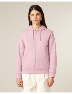 Sweat à capuche zip personnalisé Stanley Stella coton "MIXER" | SIP19