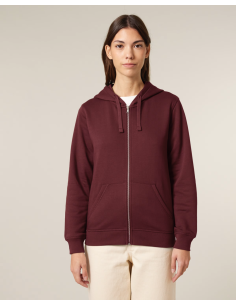 Sweat à capuche zip personnalisé Stanley Stella coton "MIXER" | SIP19