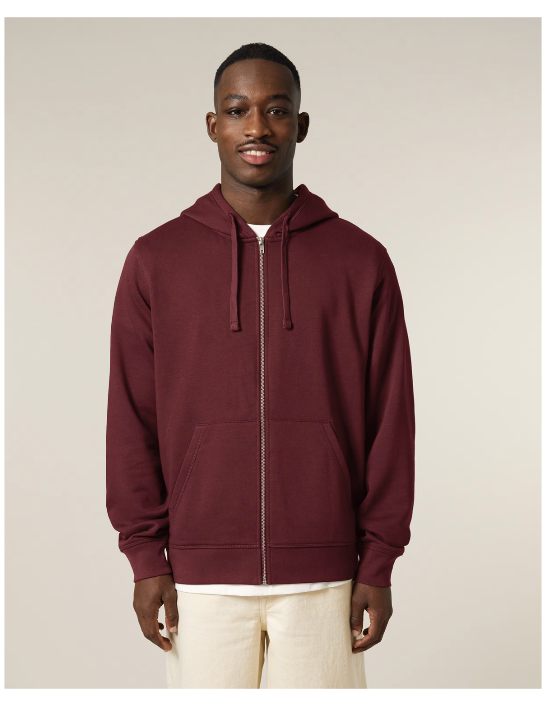 Sweat à capuche zip personnalisé Stanley Stella coton "MIXER" | SIP19
