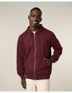 Sweat à capuche zip personnalisé Stanley Stella coton "MIXER" | SIP19