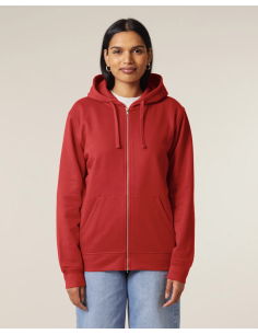 Sweat à capuche zip personnalisé Stanley Stella coton "MIXER" | SIP19