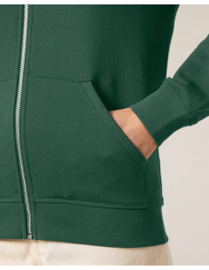 Sweat à capuche zip personnalisé Stanley Stella coton "MIXER" | SIP19