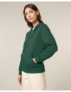 Sweat à capuche zip personnalisé Stanley Stella coton "MIXER" | SIP19