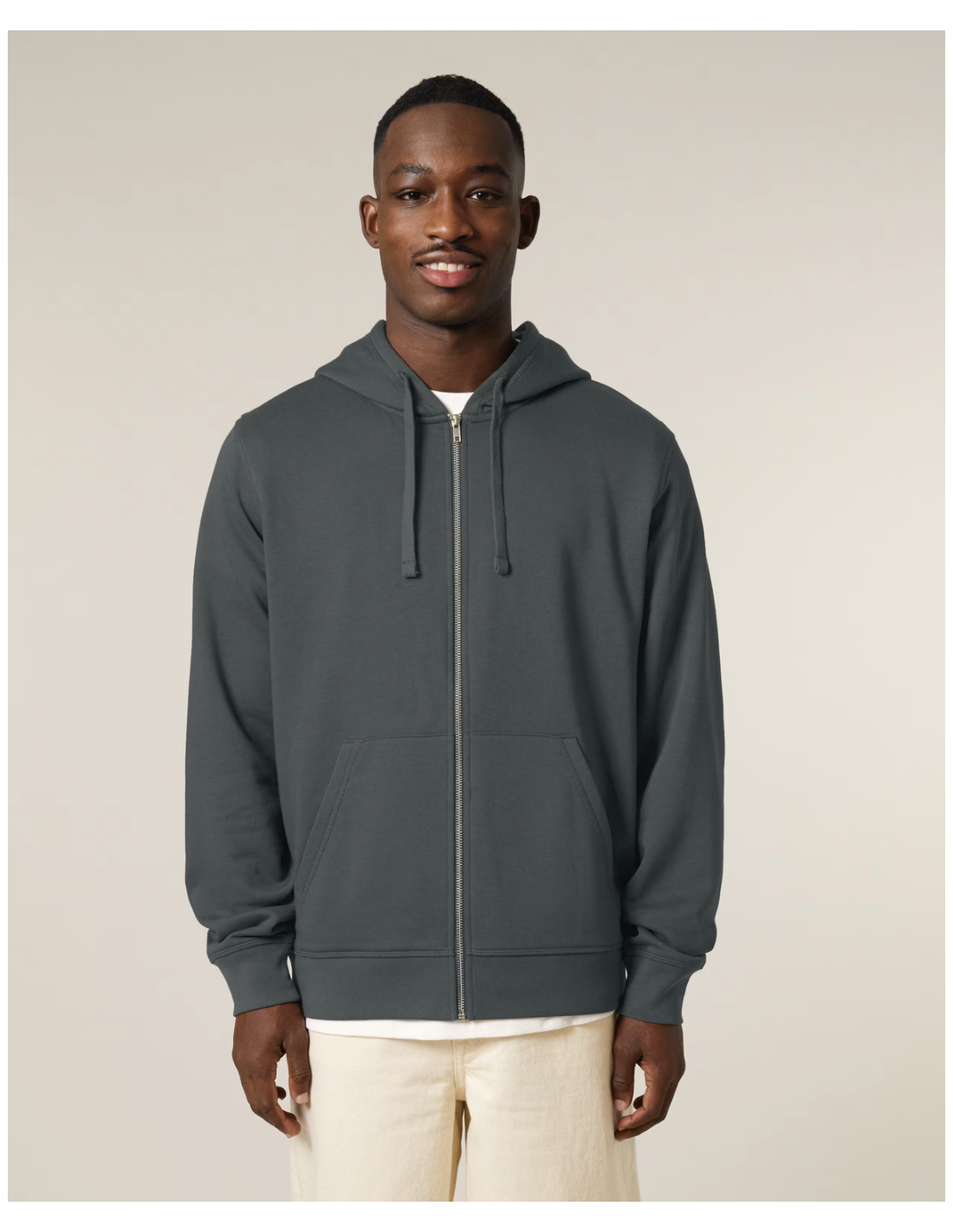 Sweat à capuche zip personnalisé Stanley Stella coton "MIXER" | SIP19