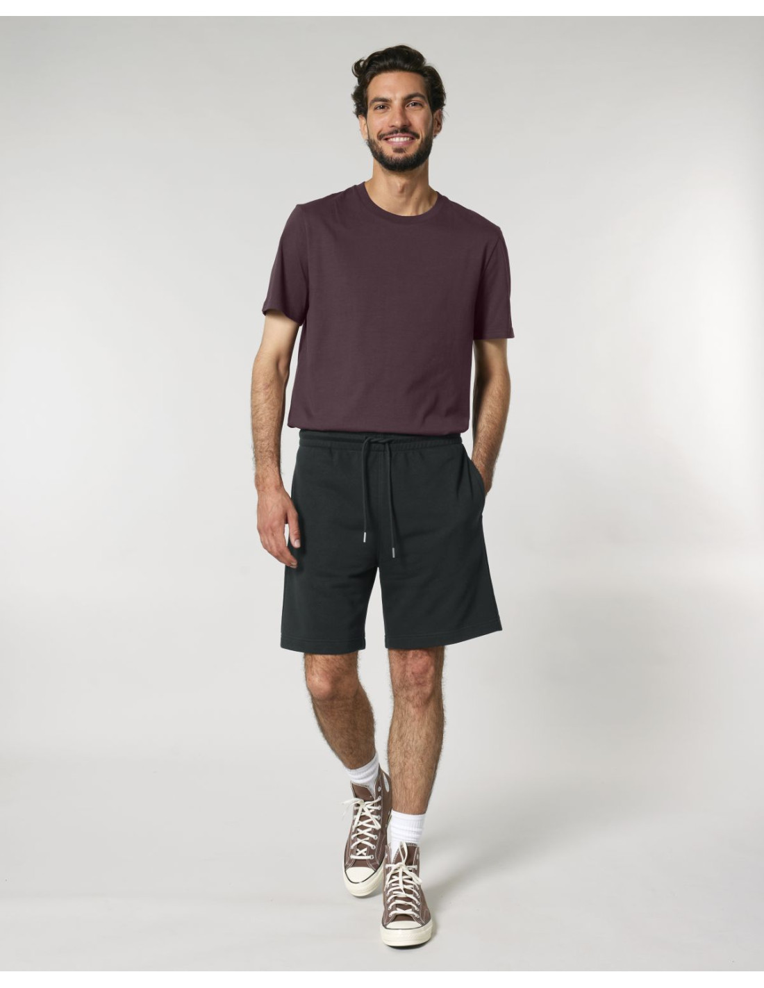 Short jogging unisexe premium en coton bio 300G "TRAINER 2.0" |SIP19
