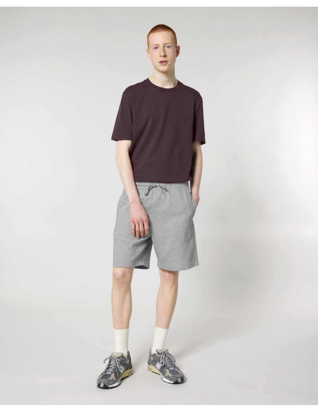 Short jogging unisexe premium en coton bio 300G "TRAINER 2.0" |SIP19