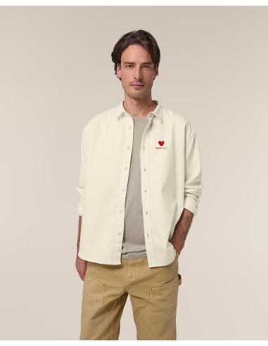 CHEMISE UNISEXE PREMIUM EN COTON BIO 285G "WORKER SHIRT"