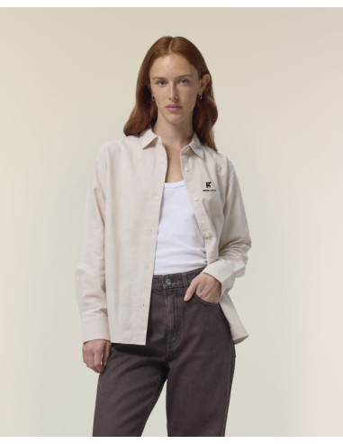 CHEMISE OXFORD FEMME PREMIUM EN COTON BIO 190G "STELLA OXFORD SHIRT"