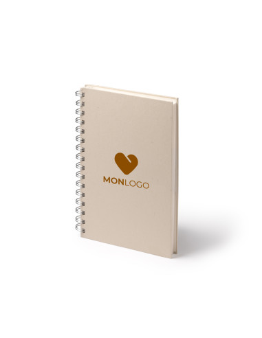 CARNET A5 PERSONNALISÉ EN CARTONS DE LAIT RECYCLÉS "RANIC"