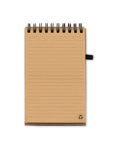 CARNET A6 EN LIEGE AVEC STYLO "SONORA" - Carnets personnalisés - SIP19