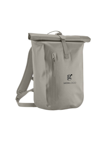 SAC À DOS ROLL-TOP IMPERMÉABLE PERSONNALISÉ EN RPET "LITE"