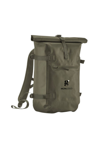 SAC À DOS ROLL-TOP À IMPRIMER EN RPET "WATERPROOF"