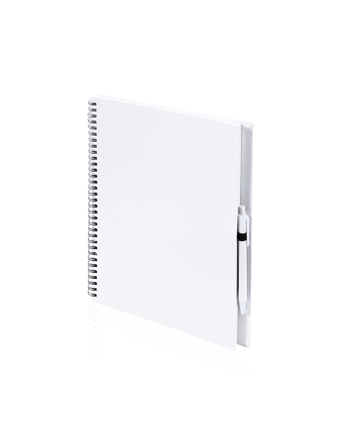 CARNET A4 ET STYLO RECYCLÉS "TECNAR" - Carnets personnalisés - SIP19