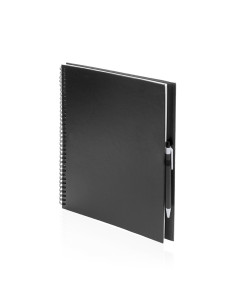CARNET A4 ET STYLO RECYCLÉS "TECNAR" - Carnets personnalisés - SIP19