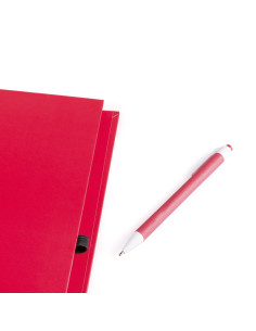 CARNET A4 ET STYLO RECYCLÉS "TECNAR" - Carnets personnalisés - SIP19