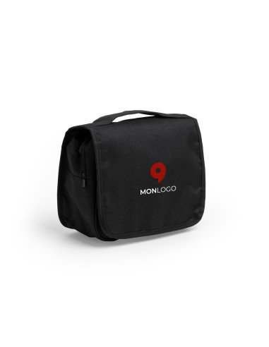 TROUSSE DE TOILETTE PERSONNALISABLE EN RPET "YURI" 24x20x8cm