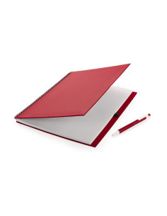 CARNET A4 ET STYLO RECYCLÉS "TECNAR" - Carnets personnalisés - SIP19