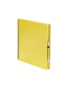 CARNET A4 ET STYLO RECYCLÉS "TECNAR" - Carnets personnalisés - SIP19