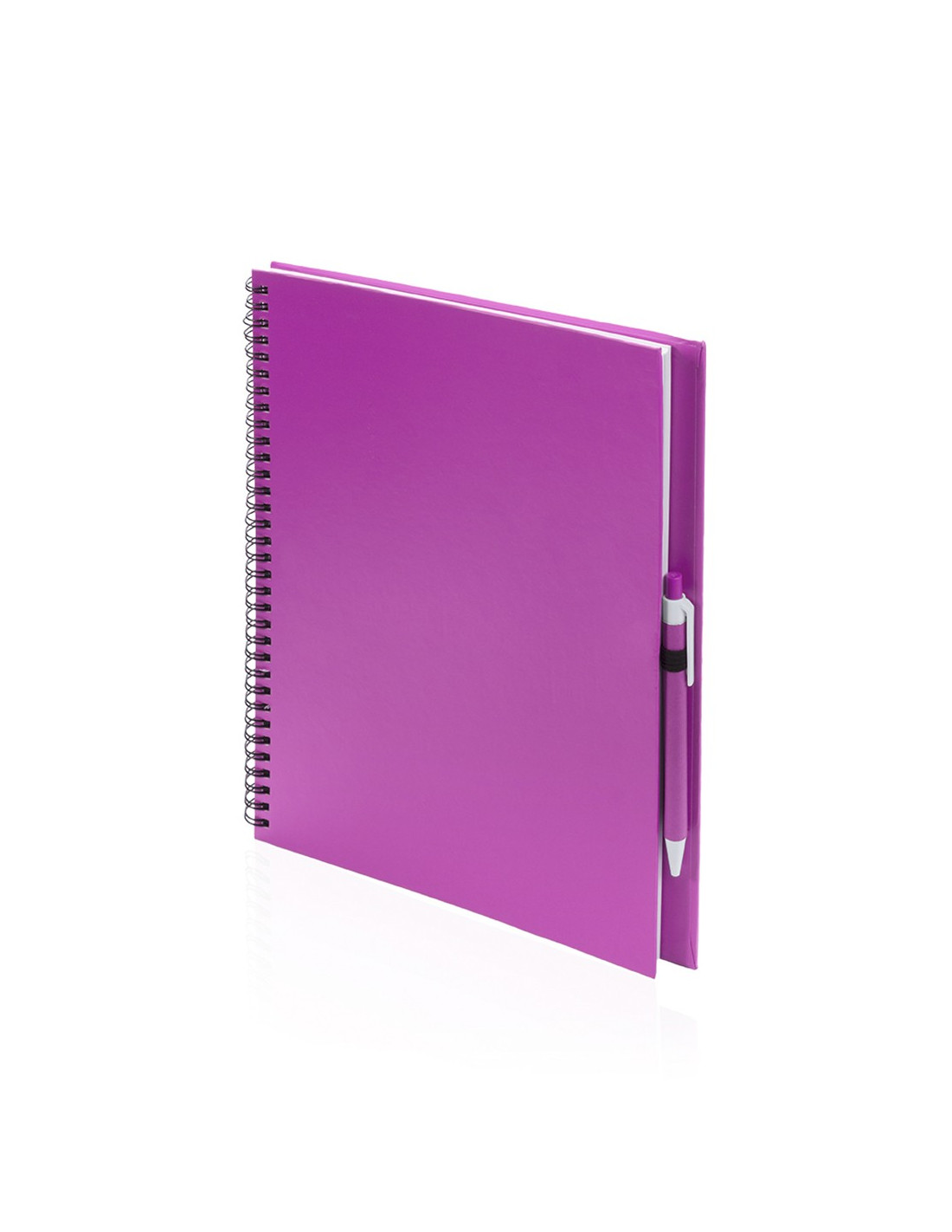 CARNET A4 ET STYLO RECYCLÉS "TECNAR" - Carnets personnalisés - SIP19