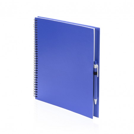 CARNET A4 ET STYLO RECYCLÉS "TECNAR" - Carnets personnalisés - SIP19