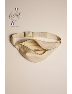 Banane personnalisable made in France coton recyclé "CLOVIS" | SIP19
