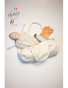 Sac polochon personnalisé made in France en coton 275G "BRIEUC | SIP19