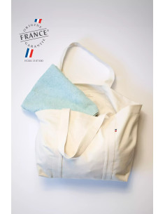 SAC CABAS XL MADE IN FRANCE PERSONNALISÉ EN COTON RECYCLÉ... 2