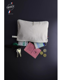Trousse personnalisable made in France en coton bio 150G "MAÉ" | SIP19