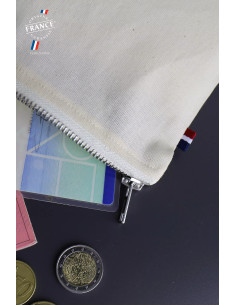 Trousse personnalisable made in France en coton bio 150G "MAÉ" | SIP19
