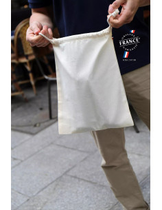 Pochette made in France personnalisée en coton bio 150G "GAËL" | SIP19