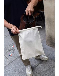 Pochette made in France personnalisée en coton bio 150G "GAËL" | SIP19